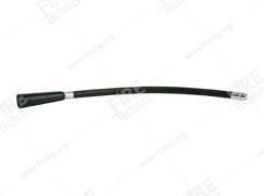 Hoses for powder fire extinguishers with M14 thread