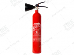 Carbon dioxide fire extinguisher CO2-2 kg. 